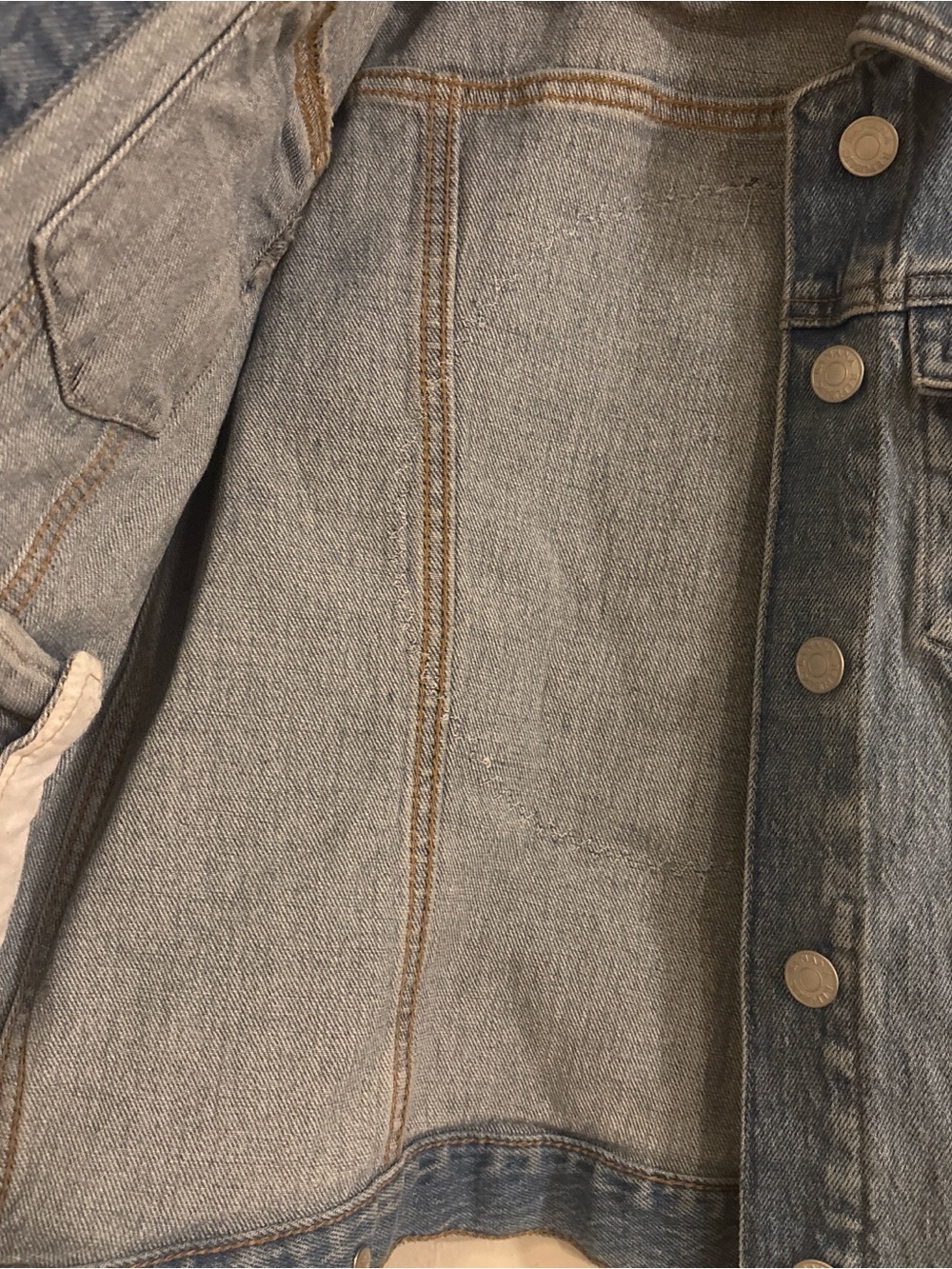 Banana Republic Light Blue Denim Jacket size S - Picture 3 of 10
